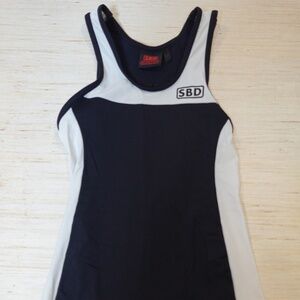 SBD Powerlifting Singlet Black White Size Small Made in Great Britain